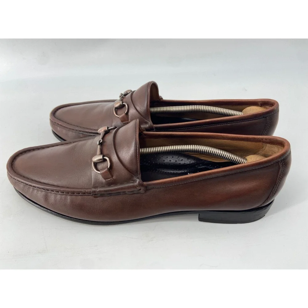 Martin Dingman Loafer Men 13 Addison II Horse Bit Preppy Classic Dress Leather